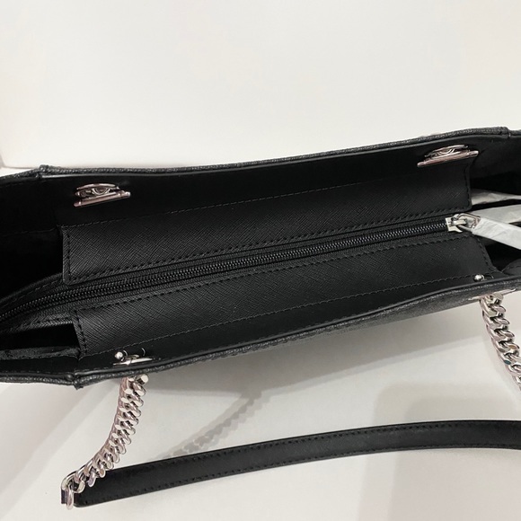 🆕☑️NEW☑️MK chain shoulder tote bag/shoulder bag🆕black - Picture 7 of 9